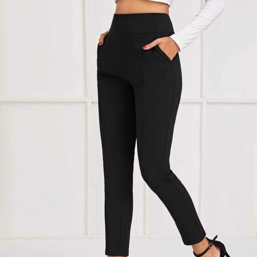 ⚡3/$25⚡New high-rise zippered skinny pants - Picture 2 of 4
